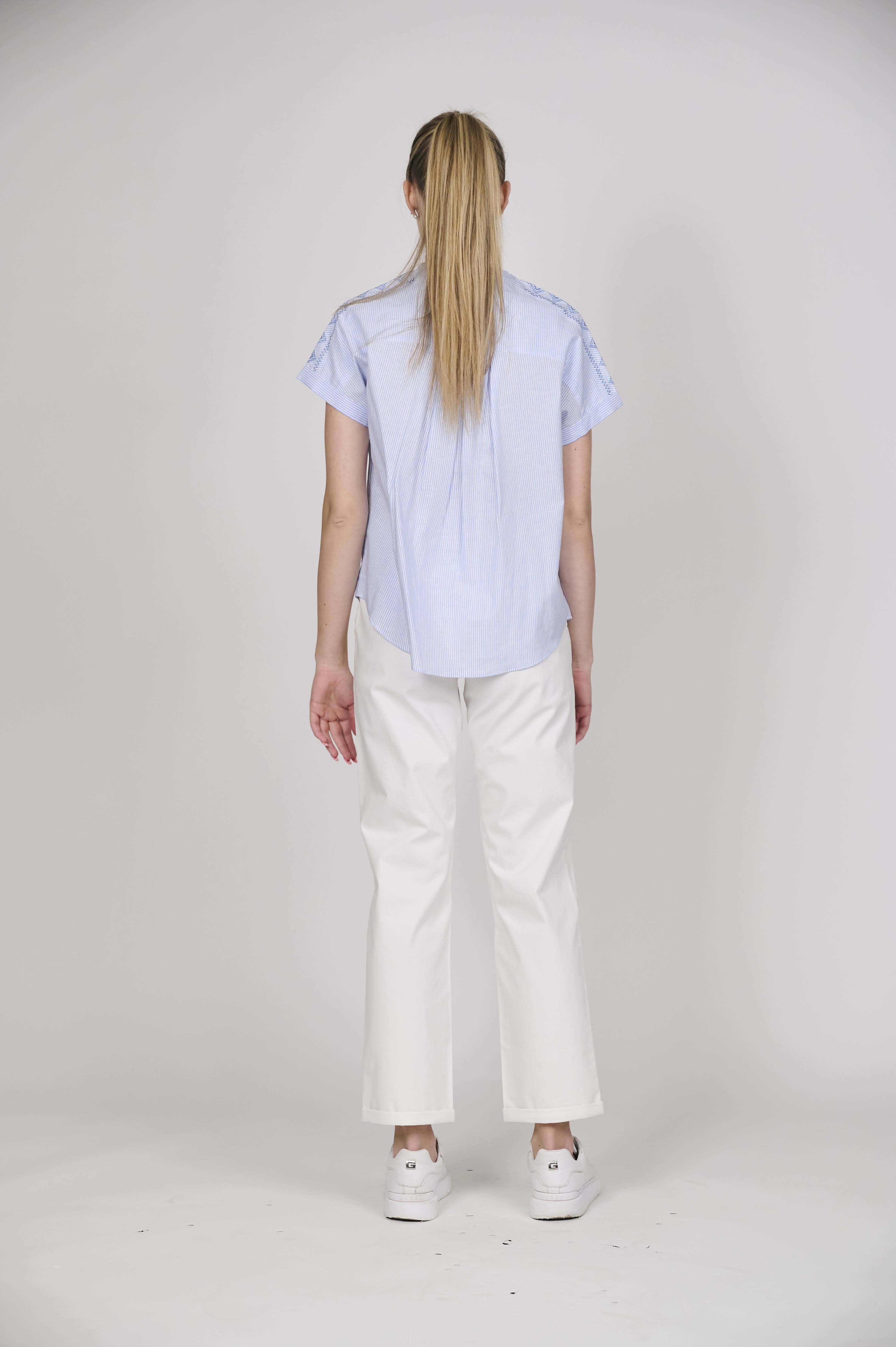 Effortless Chic Striped Blouse