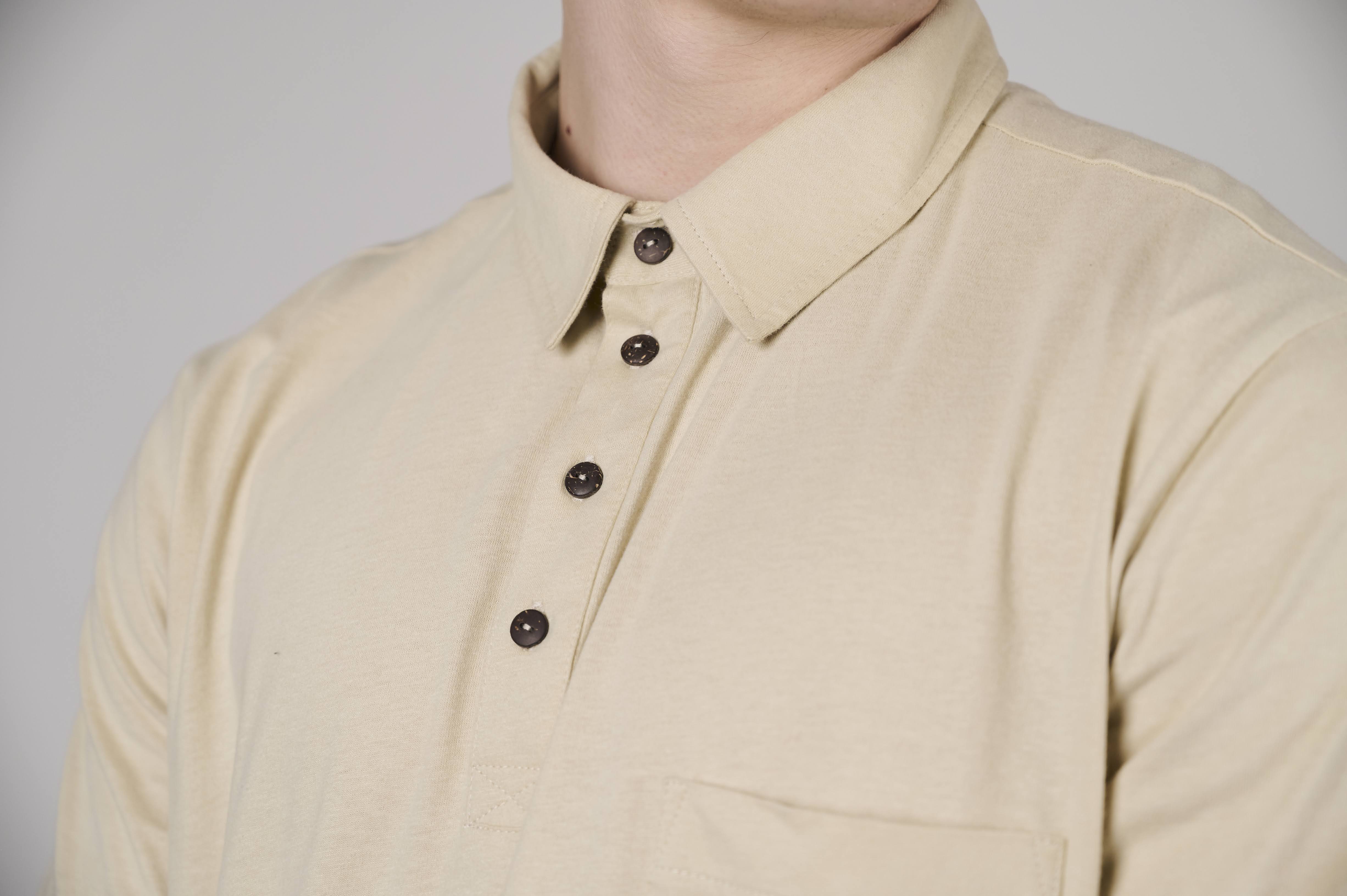 Beige Polo T-shirt