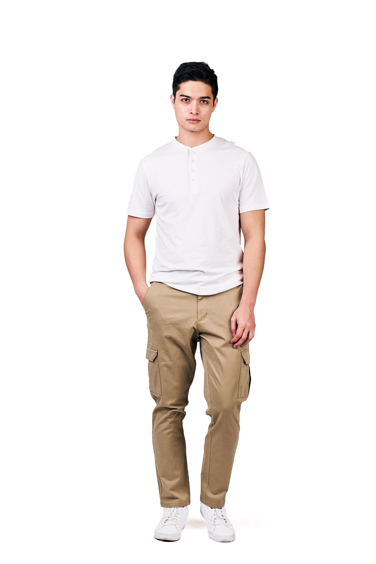 Men's Classic Khaki Cargo Pants
