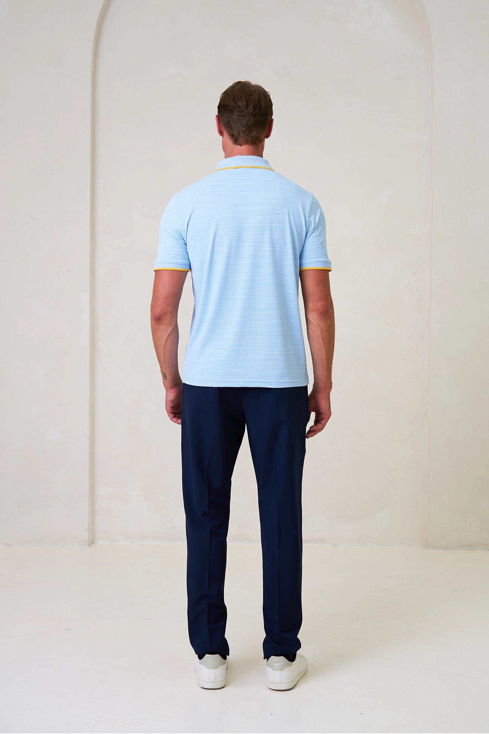 Polo Shirt with Contrast Detail