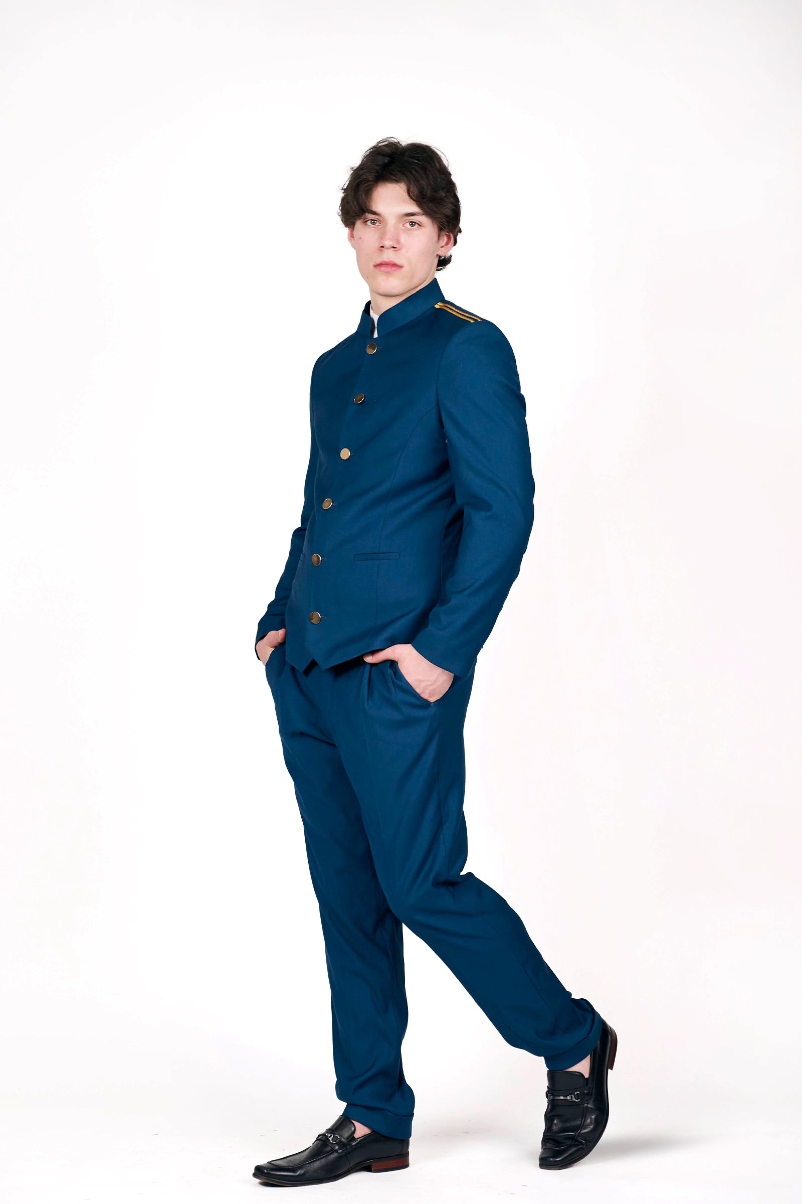 Men's Mandarin Collar Jacket