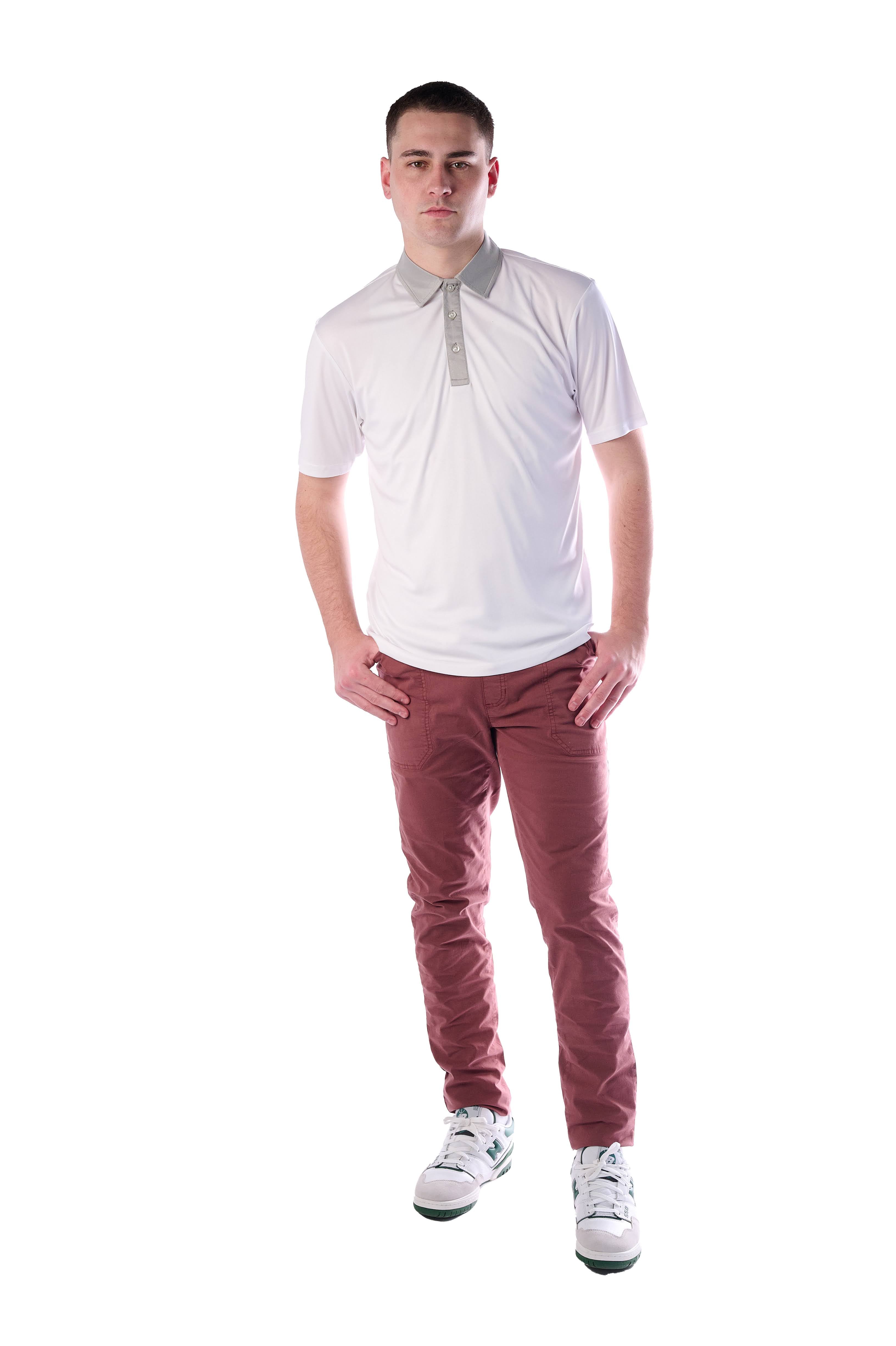 Light Grey Men's Polo T-shirt