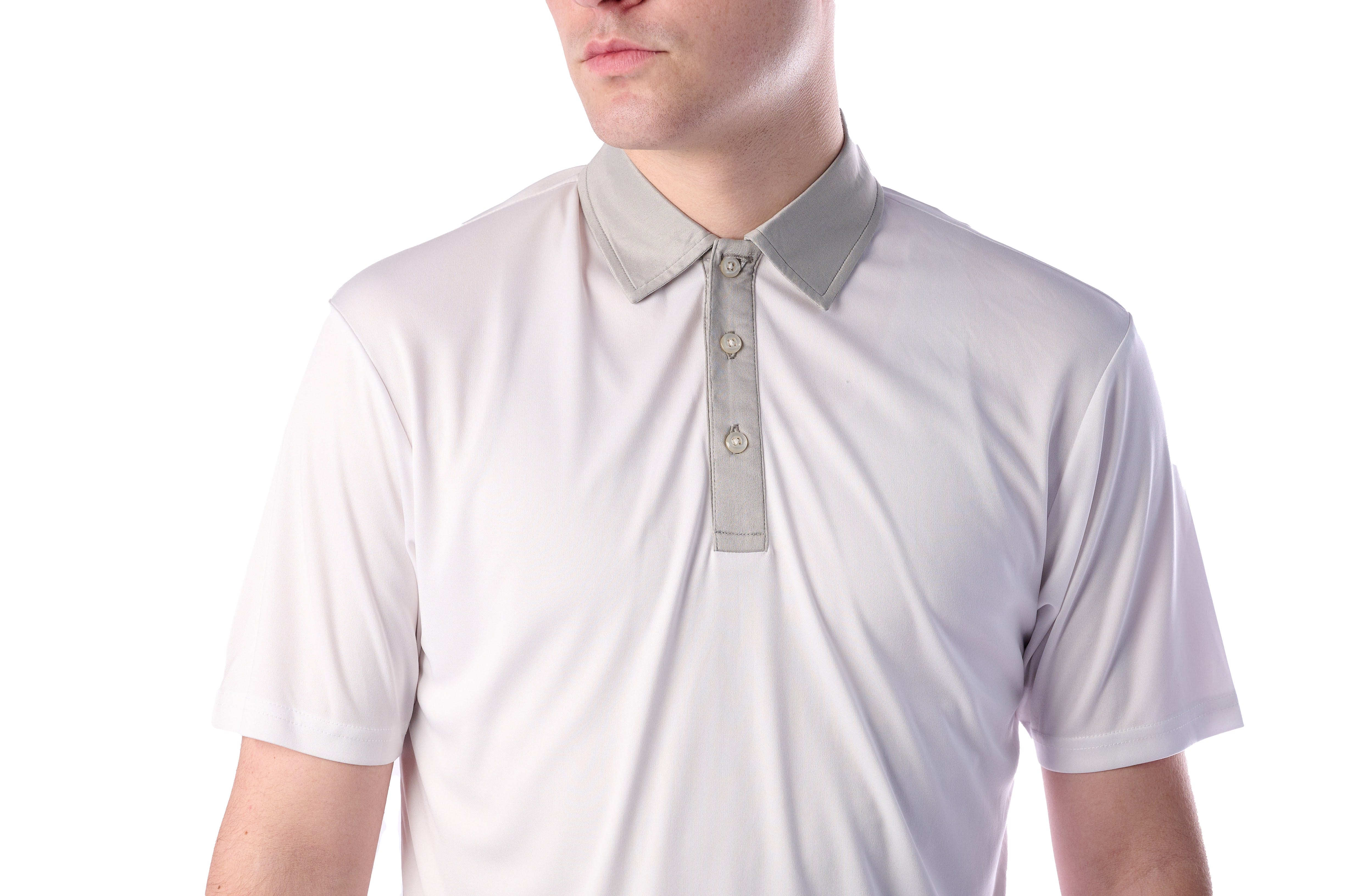 Light Grey Men's Polo T-shirt