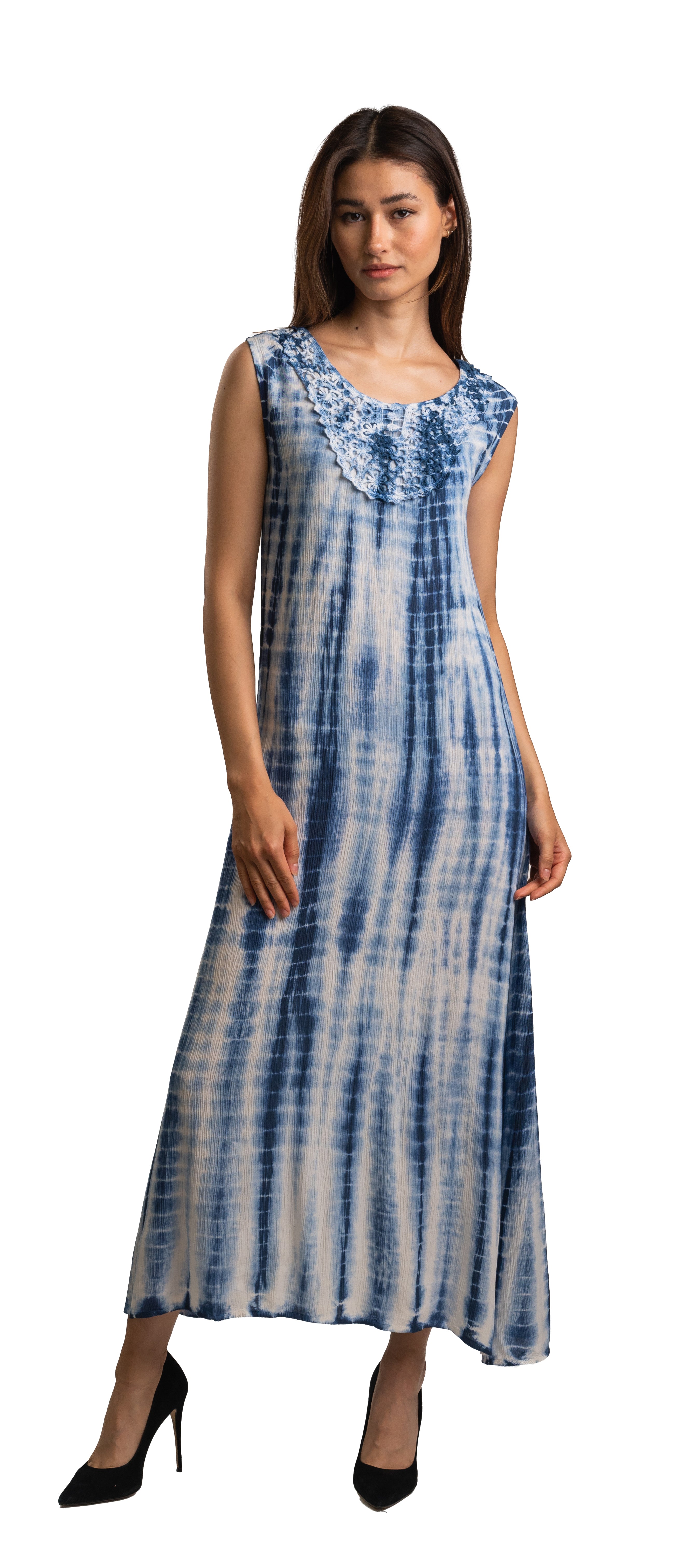 Bohemian Tie-Dye Maxi Dress
