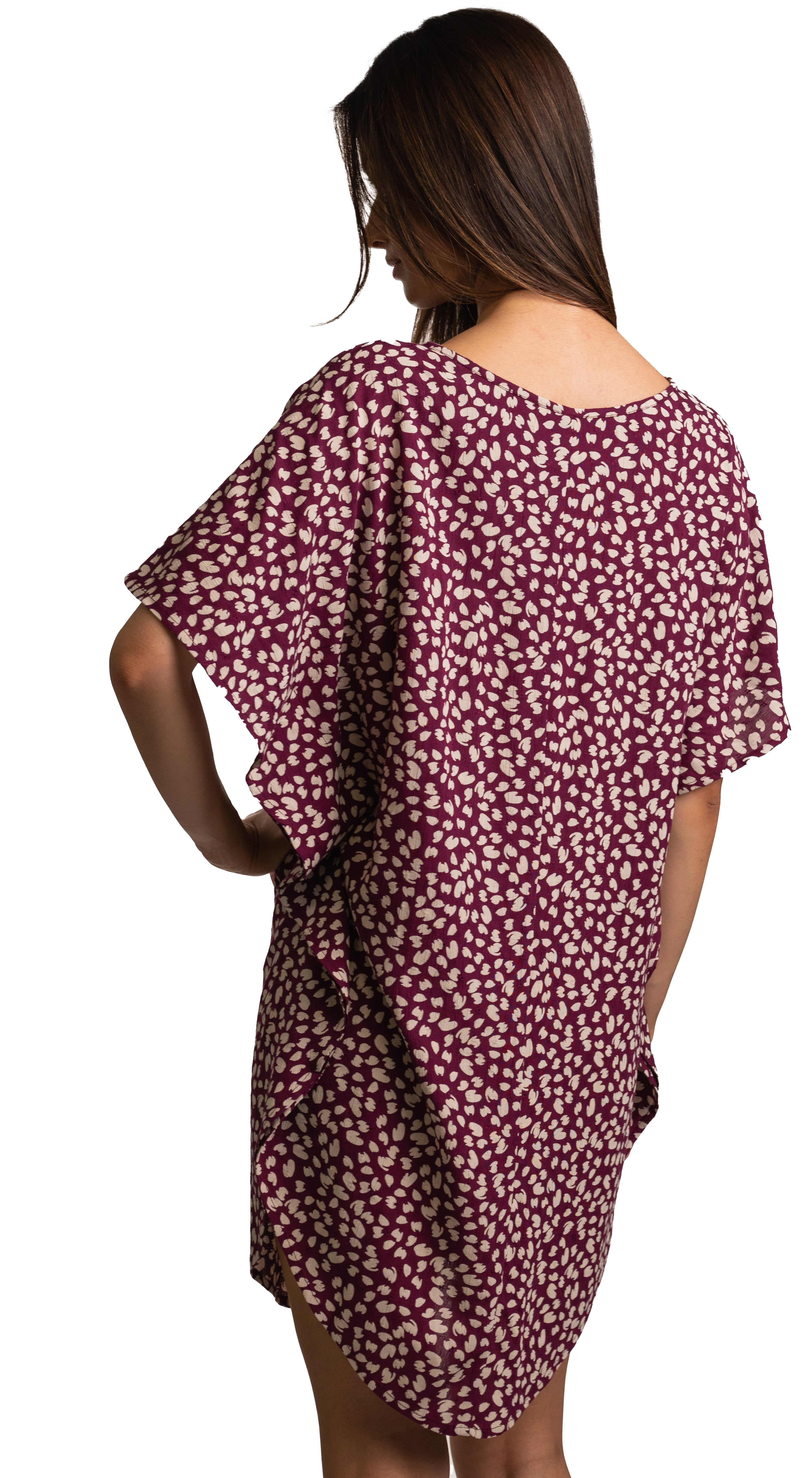 Relaxed Fit Printed Mini Dress