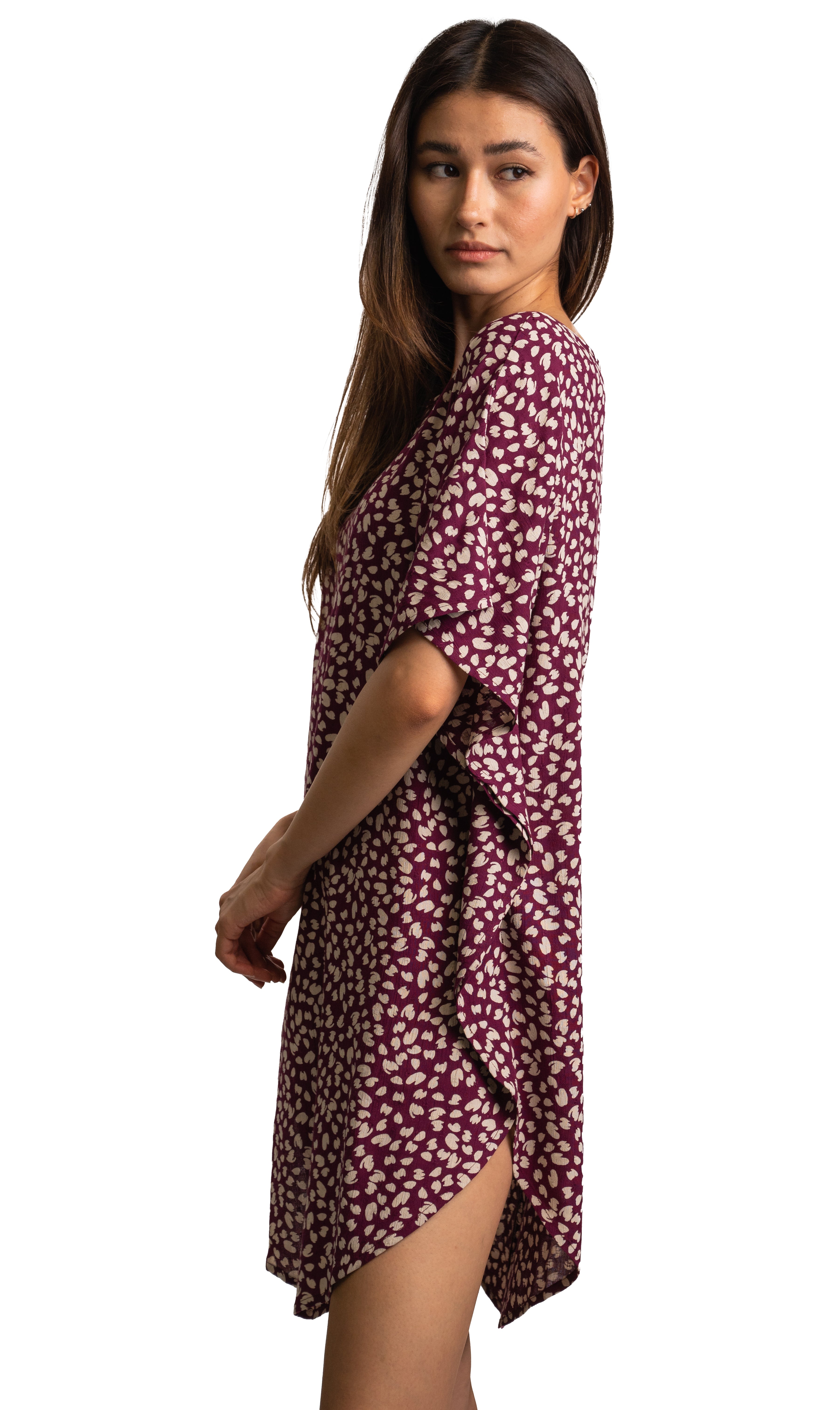 Relaxed Fit Printed Mini Dress