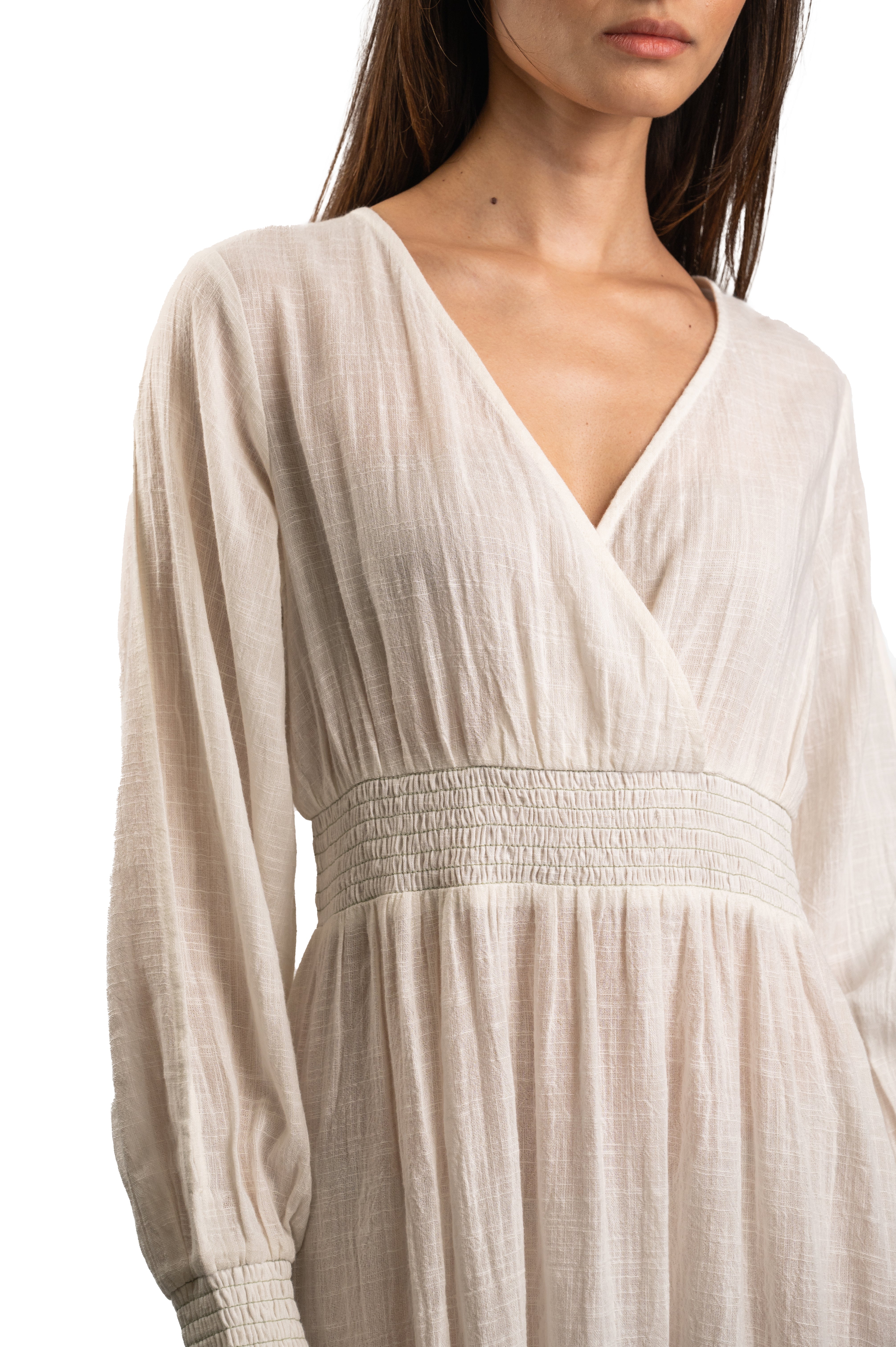 Ethereal White Bohemian Maxi Dress