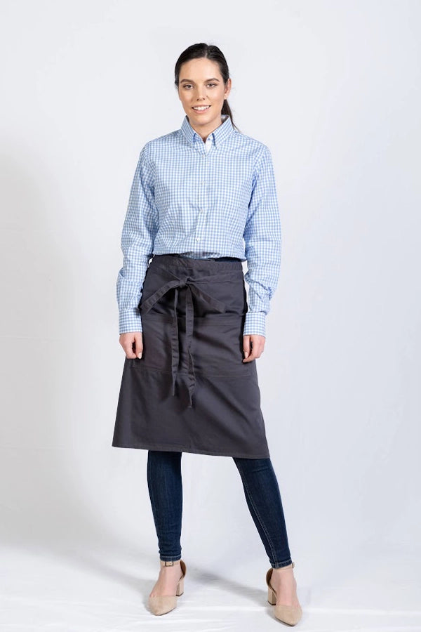 Classic Waist Apron – Charcoal Grey