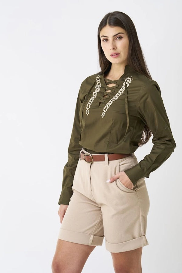 Women’s Tailored Turn-Up Shorts