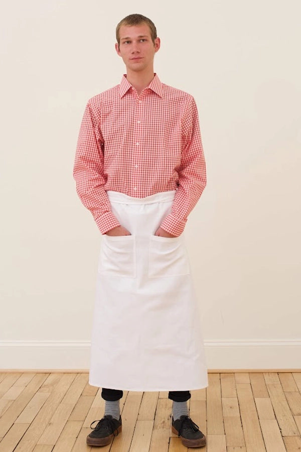 Classic White Bistro Apron