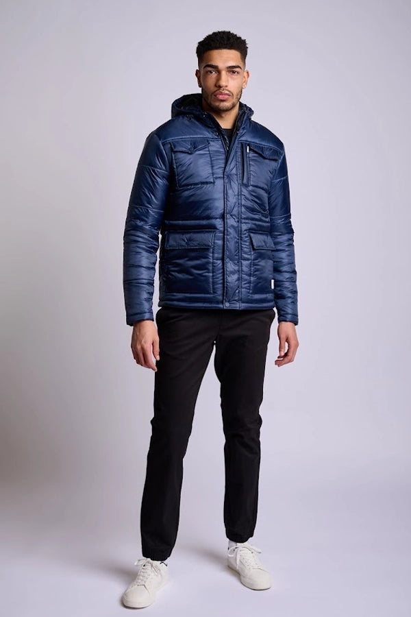 Quilted Hooded Jacket