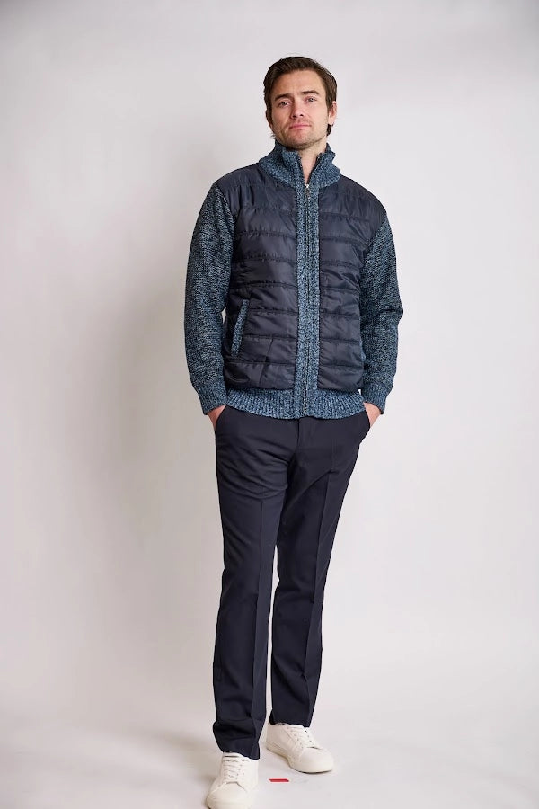 Quilted Knit Jacket