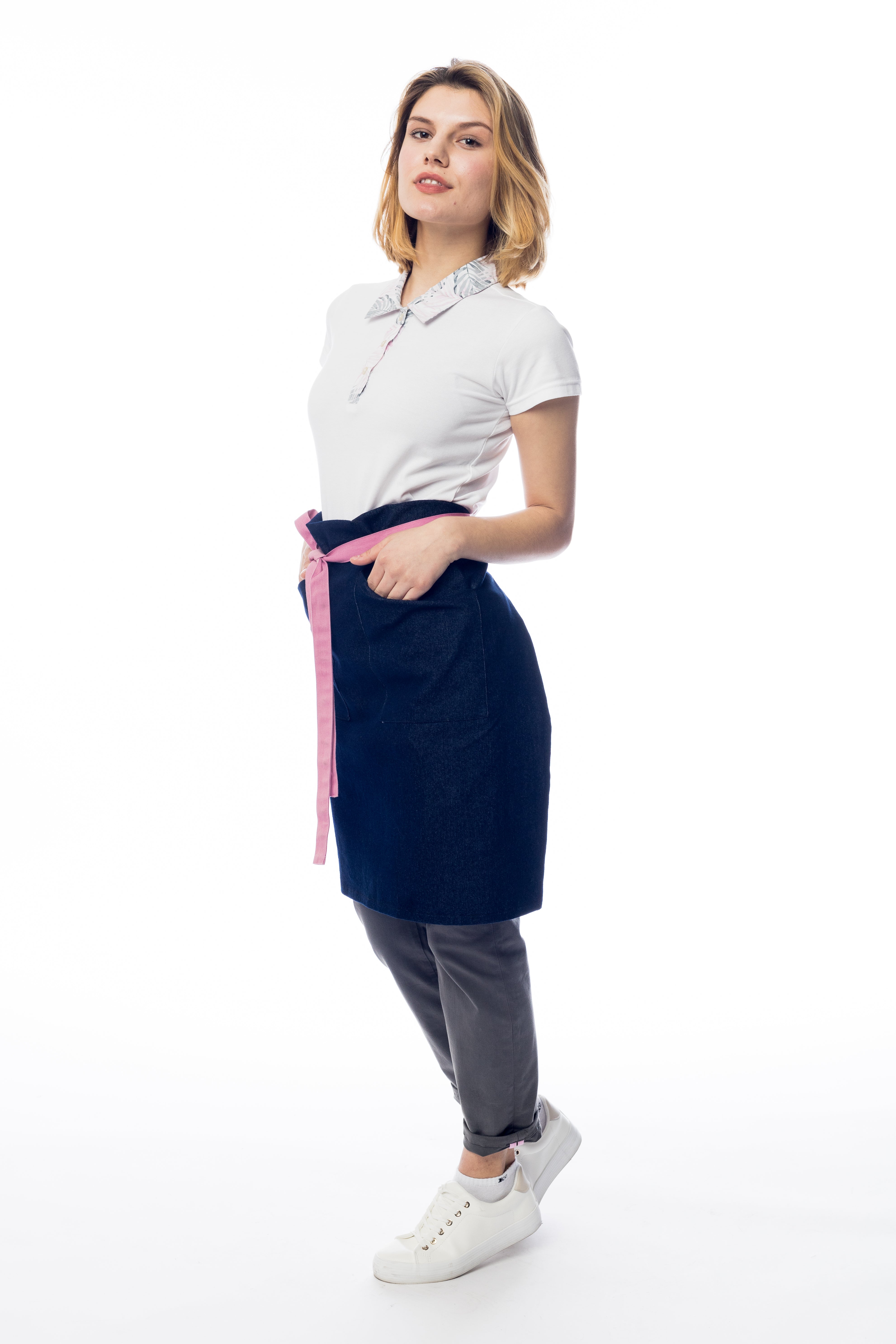 Women's Printed Collar Polo T-Shirt