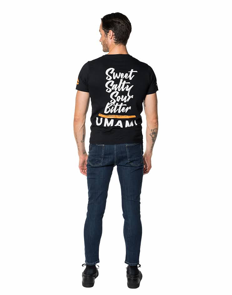 Men’s Black T-Shirt with Graphic Print