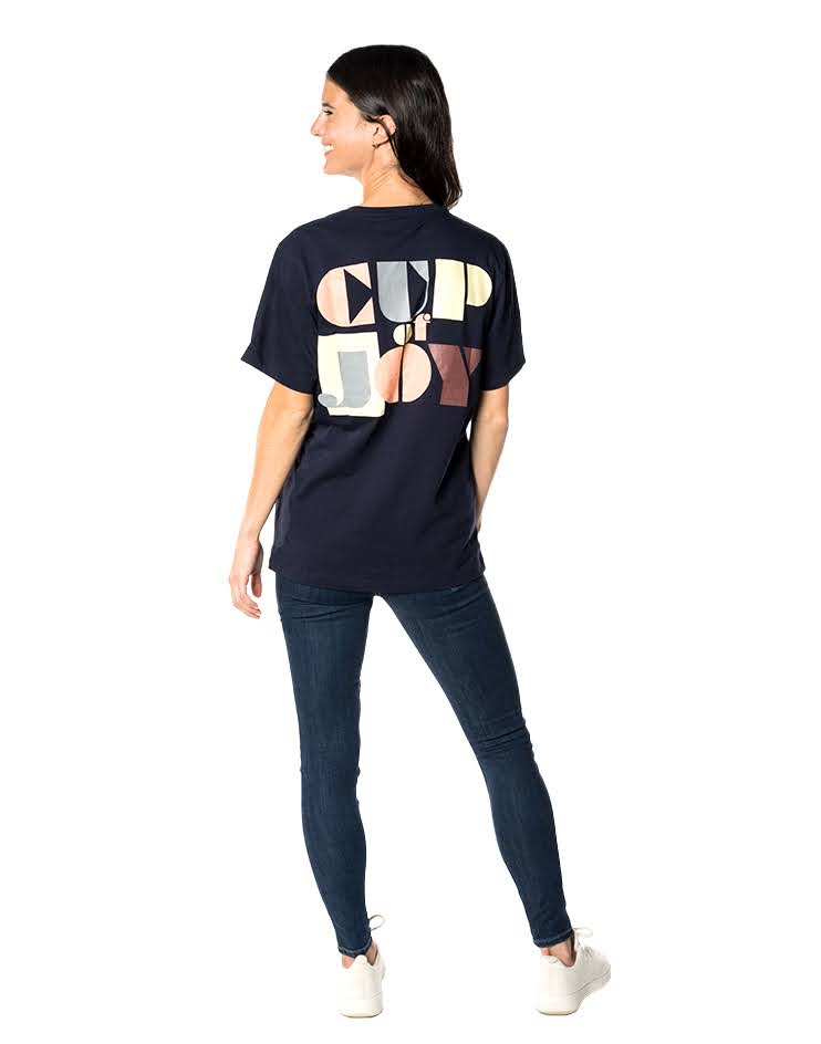 Women's Navy  Graphic T-Shirt