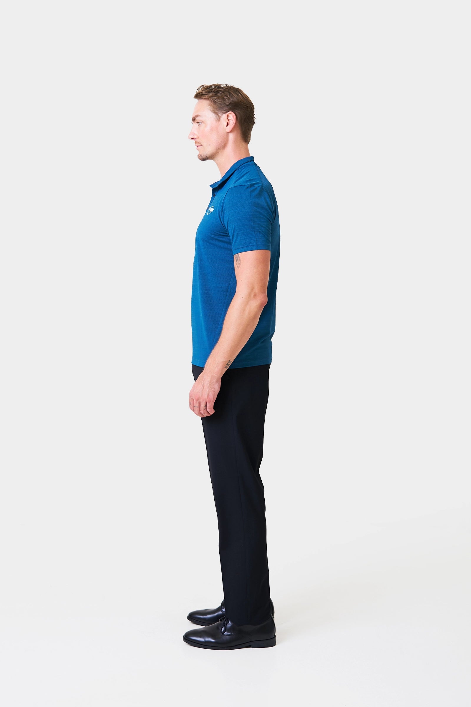 Men's Black Suiting Trousers with Adjustable Waist