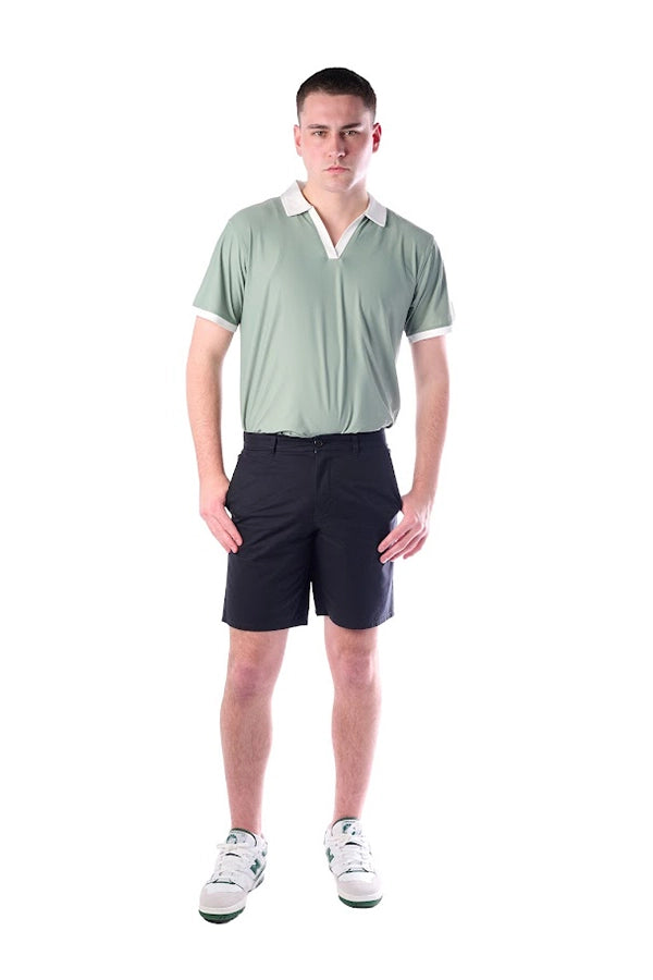 Men's Classic Black Chino Shorts
