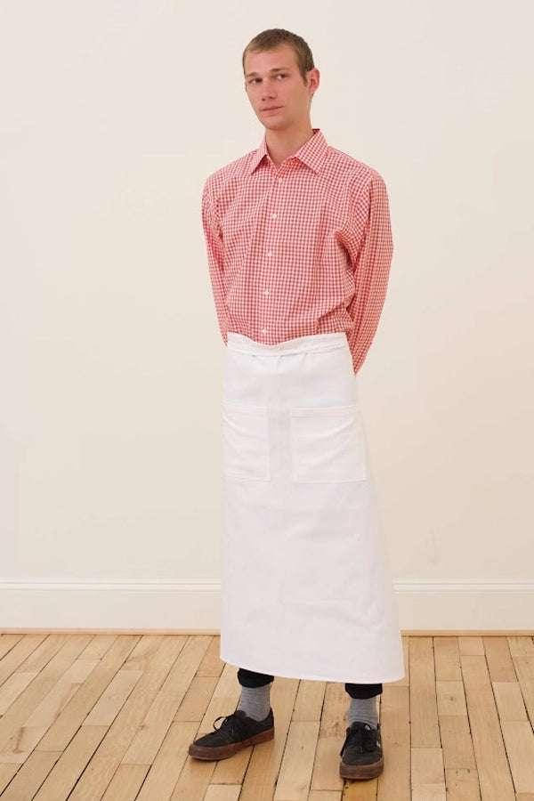 Classic White Bistro Apron