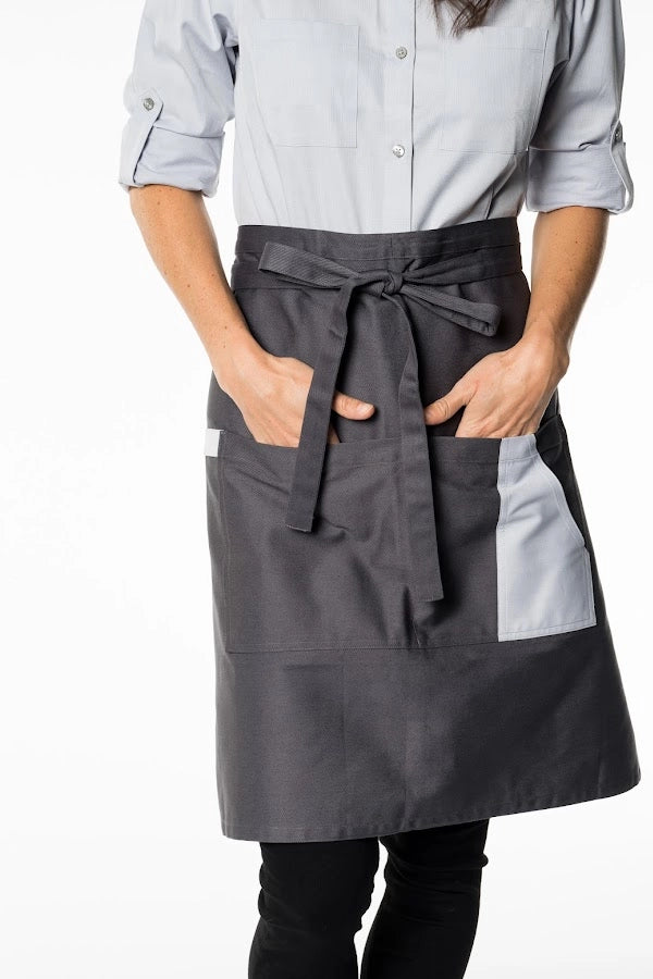 Modern Two-Tone Waist Apron