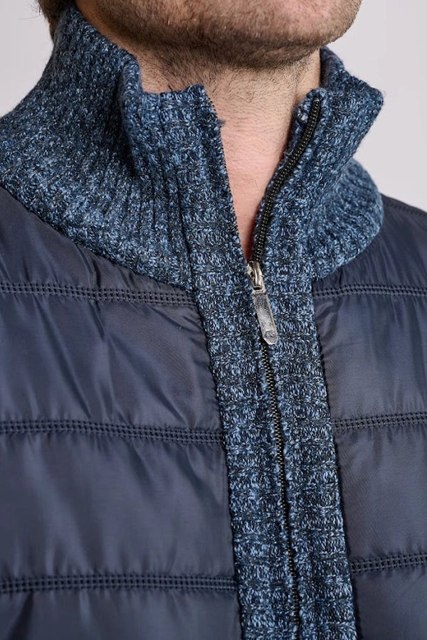 Quilted Knit Jacket