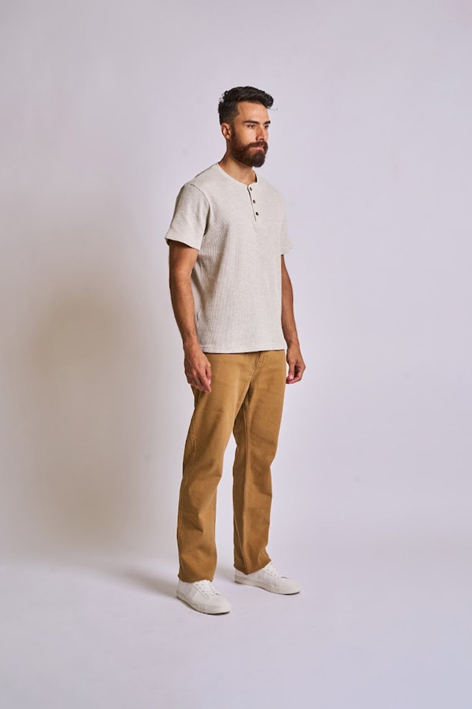 Men's Short-Sleeve Henley T-Shirt