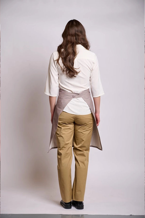 Micro-Check Waist Apron