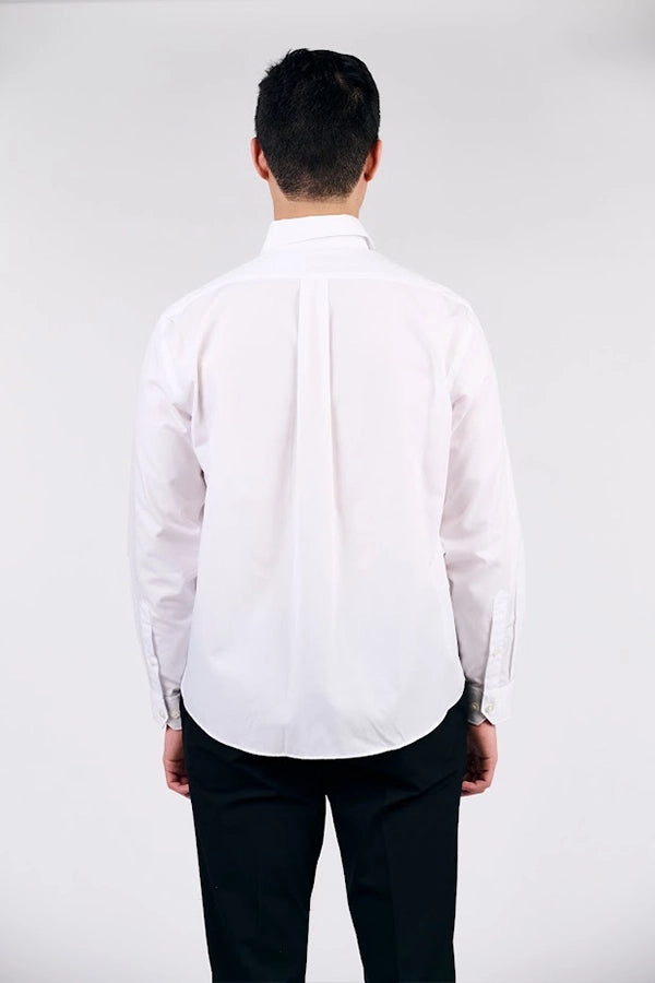 Classic White Long-Sleeve Shirt