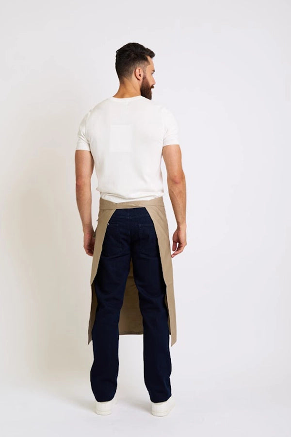Beige Bistro Waist Apron