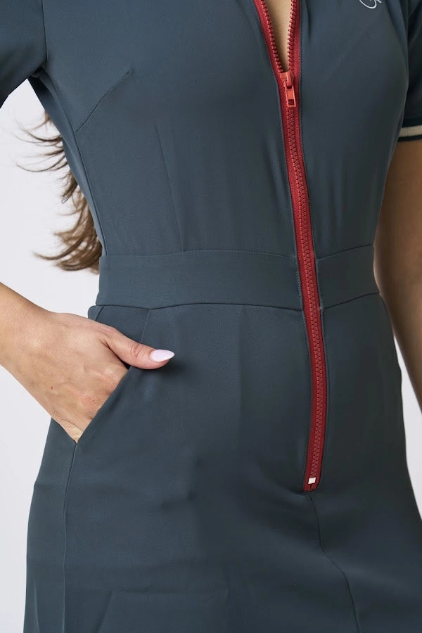 Women’s Fitted Zip-Front Dress