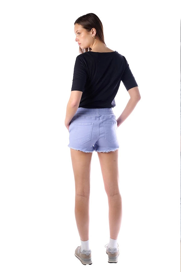 Casual Drawstring Denim Shorts