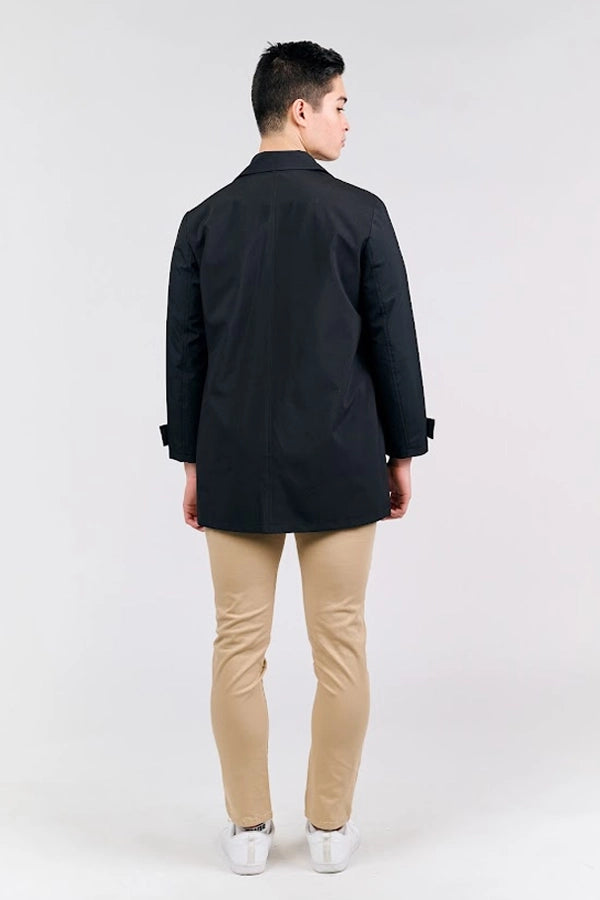 Classic Black Lightweight Coat