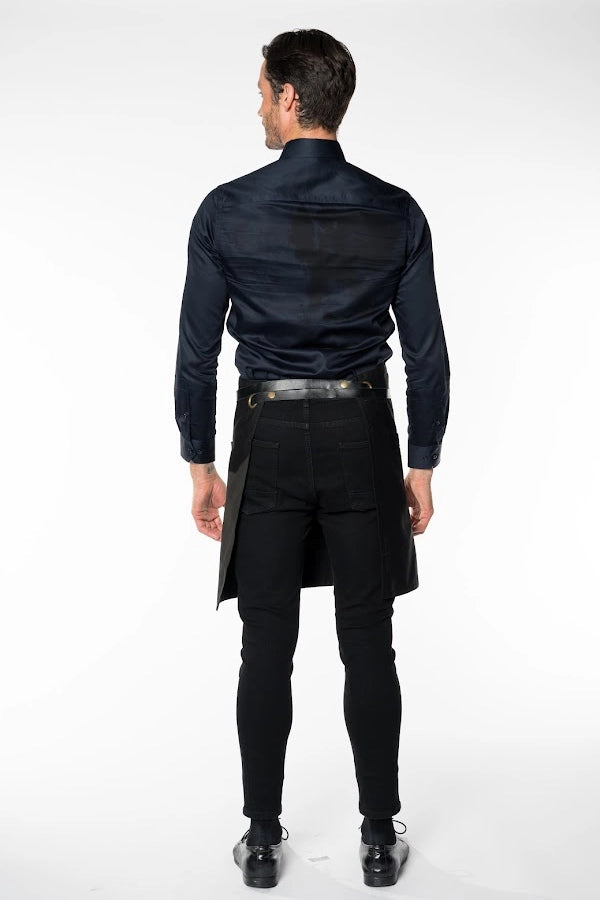 Sleek Black Utility Apron