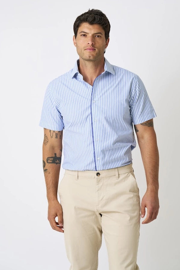 Men’s Short Sleeve Striped Shirt