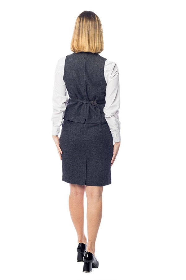 Elegant High-Waisted Pencil Skirt