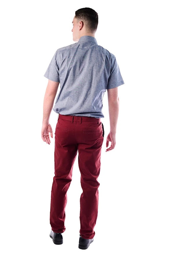 Classic Light Chambray Short-Sleeve Shirt