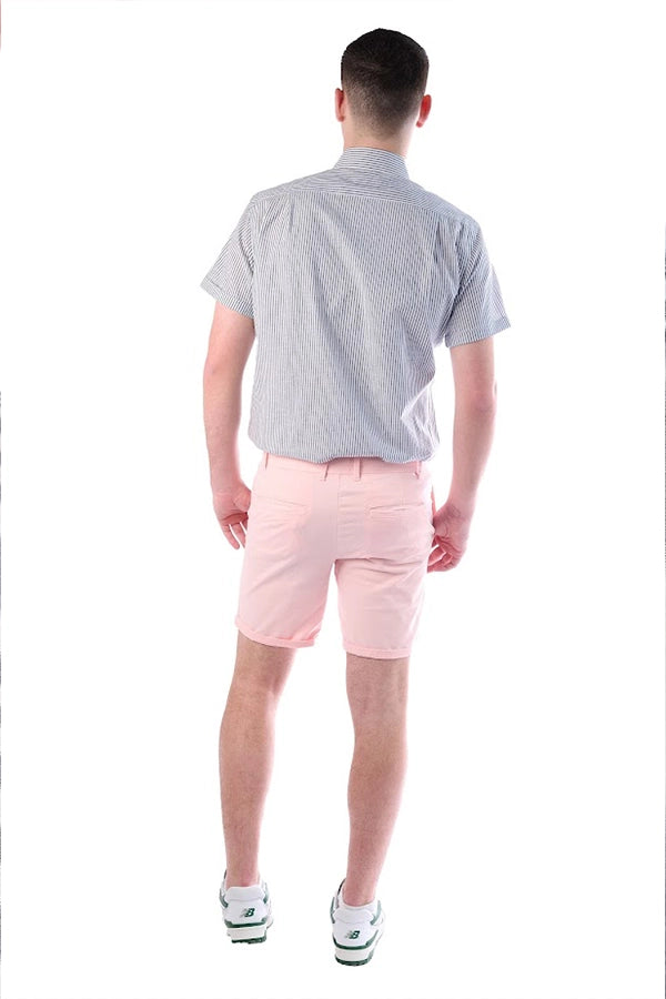 Classic Striped Short-Sleeve Shirt