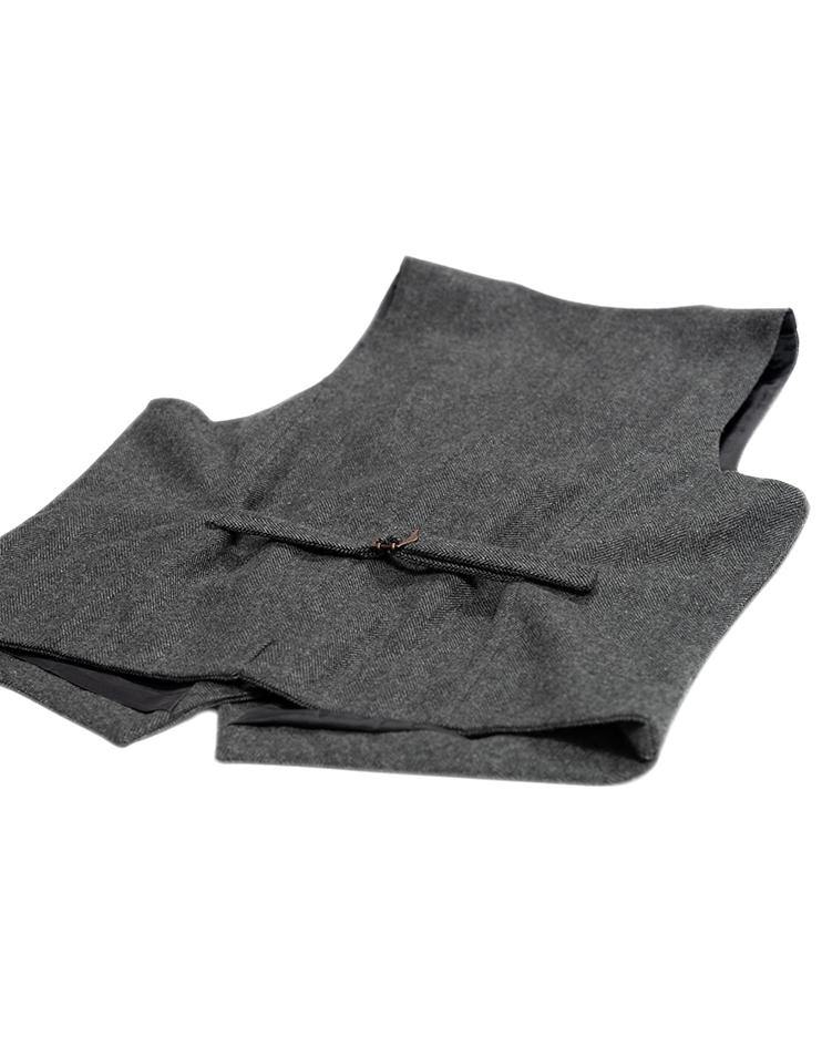 Grey Tweed Vest - Kloth Studio Inc. - klothstudio.com