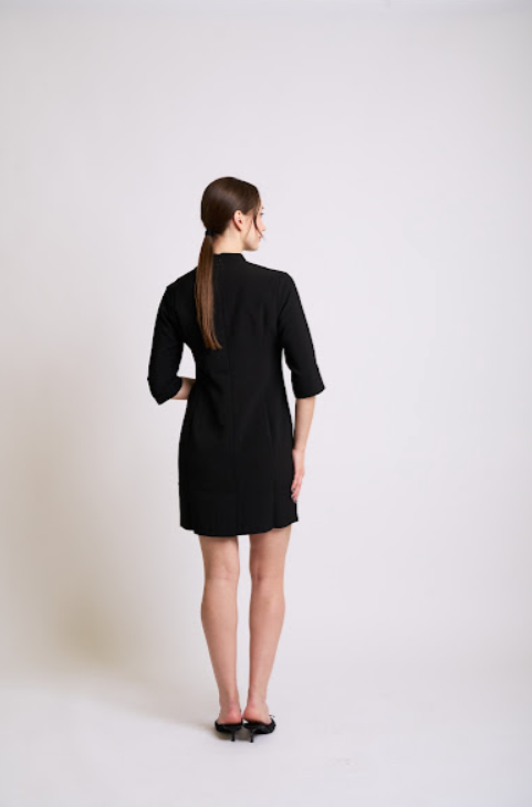 Timeless Black Keyhole Dress