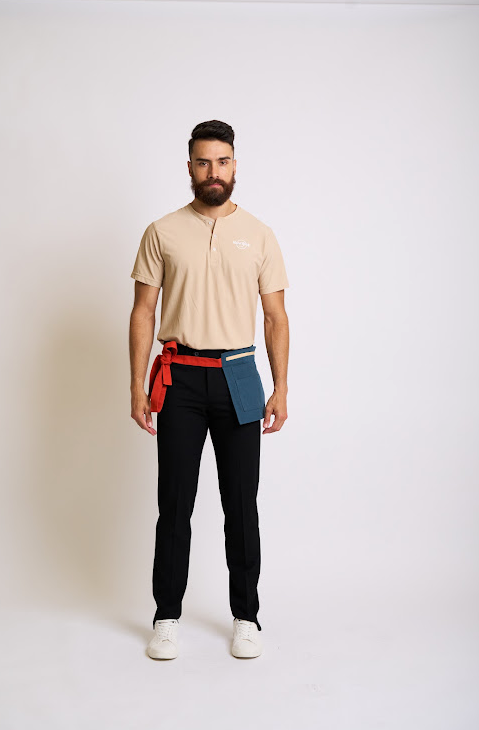 Dual-Tone Utility Pouch with Adjustable Belt
