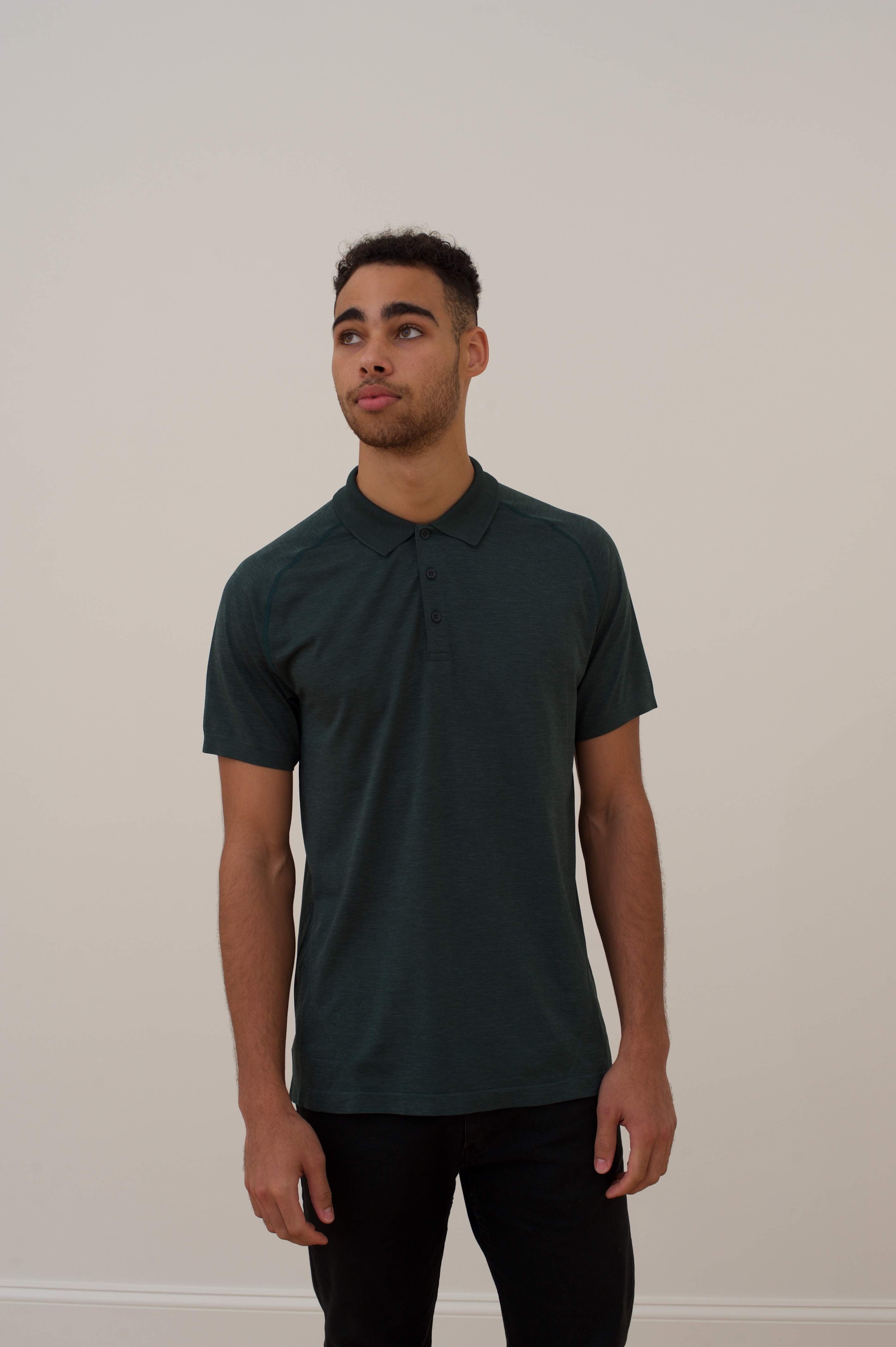 Classic Dark Green Polo T-Shirt for Men
