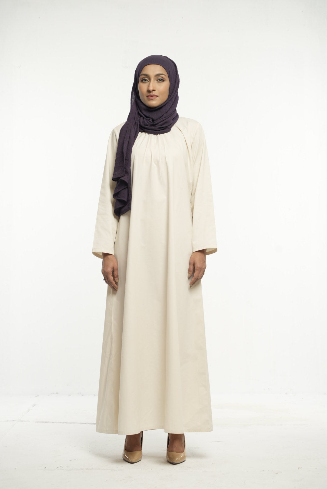 Classic Beige Maxi Abaya