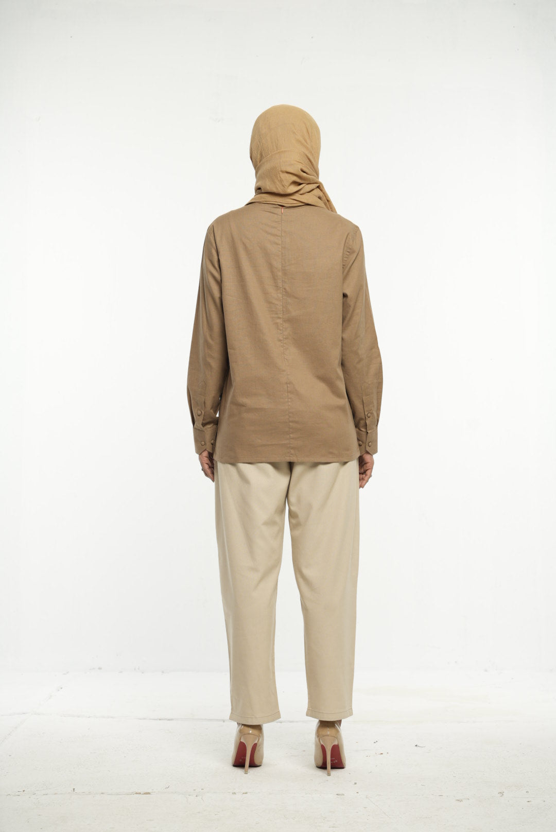 Earthy Brown Embroidered Tunic