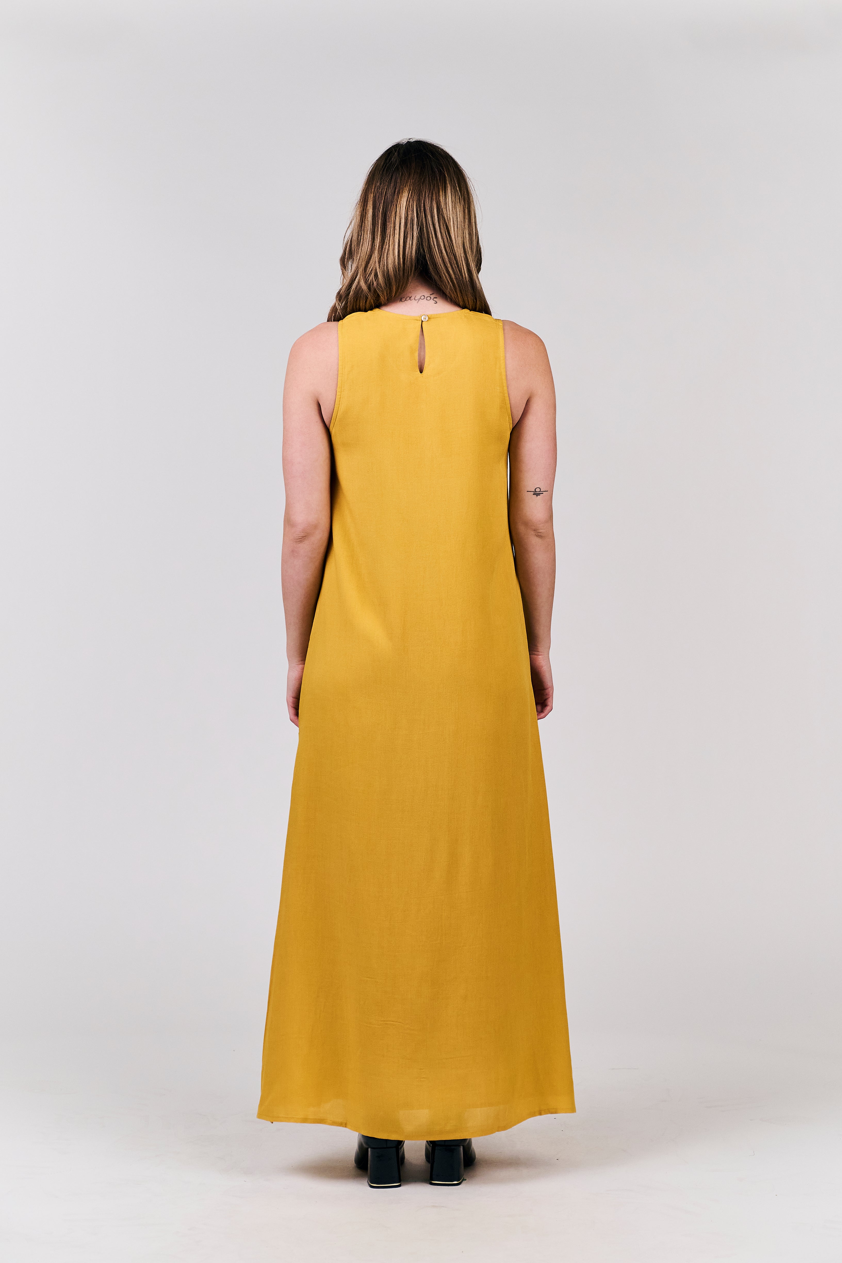 Mustard Yellow Maxi Dress