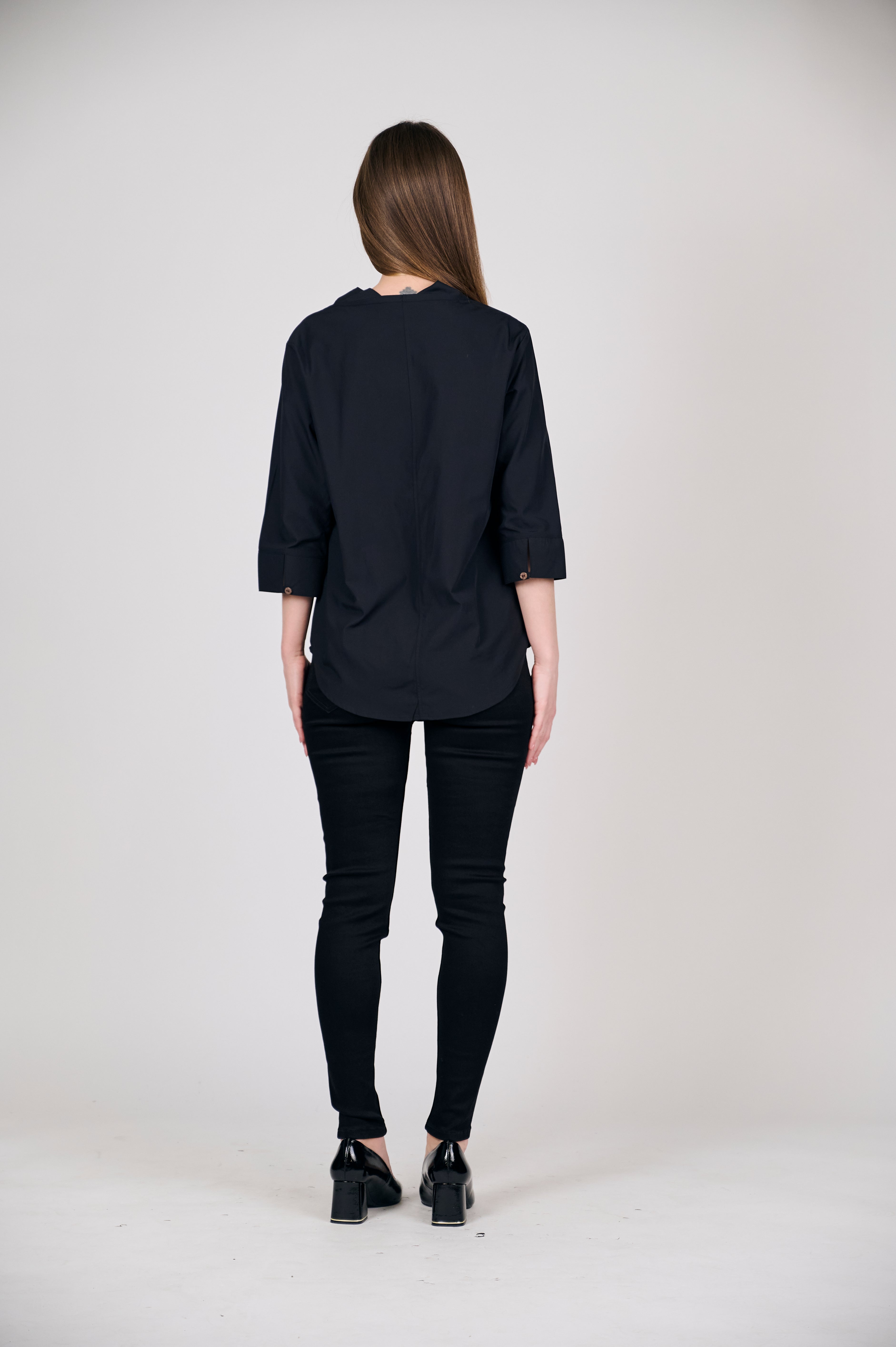 Chic Black Casual Top
