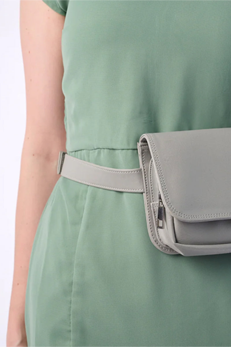 Minimalist Faux Leather Belt Bag