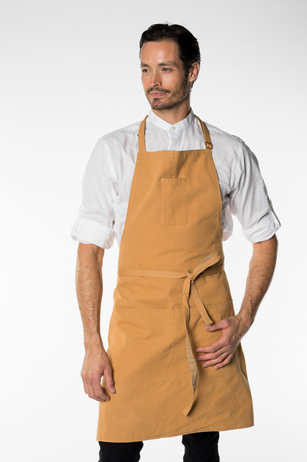 Orange Canvas Apron