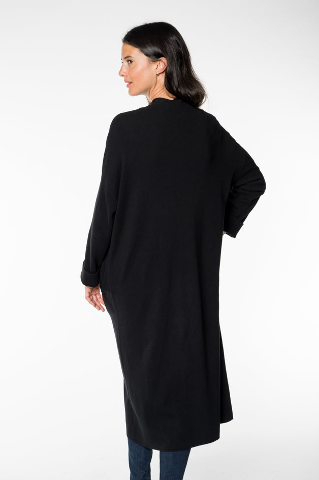 Black Long Womens Cardigan