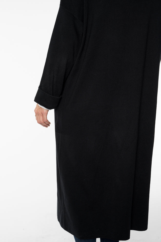 Black Long Womens Cardigan