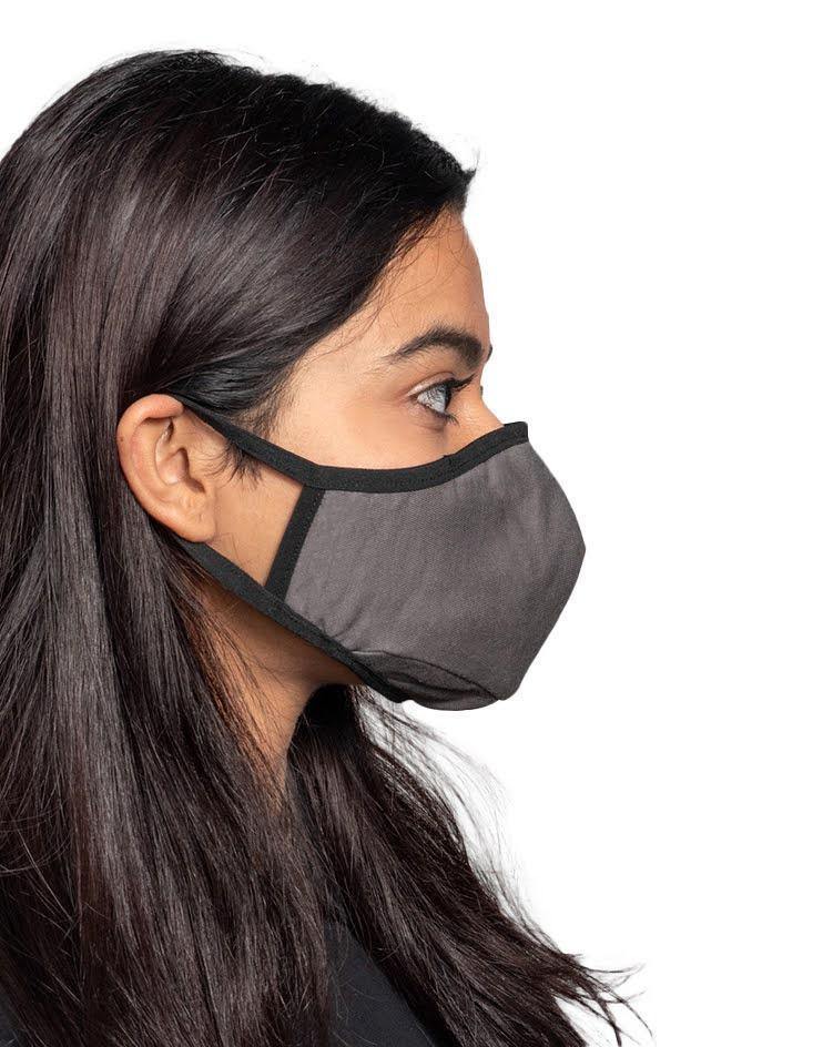 Grey Knit Anti-Viral Contour Mask (Pack of 3) - Kloth Studio Inc. - klothstudio.com