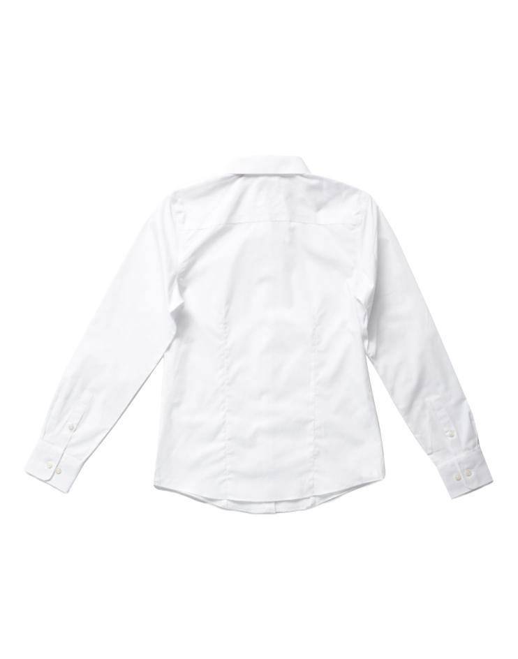 Women’s Classic White Button Front, Collar Dress Shirt - Kloth Studio Inc. - klothstudio.com